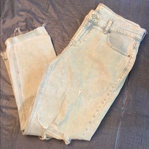 Old Navy Distressed “Boyfriend” Jeans